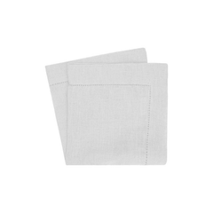 Linen Napkin snow  (set of 12)