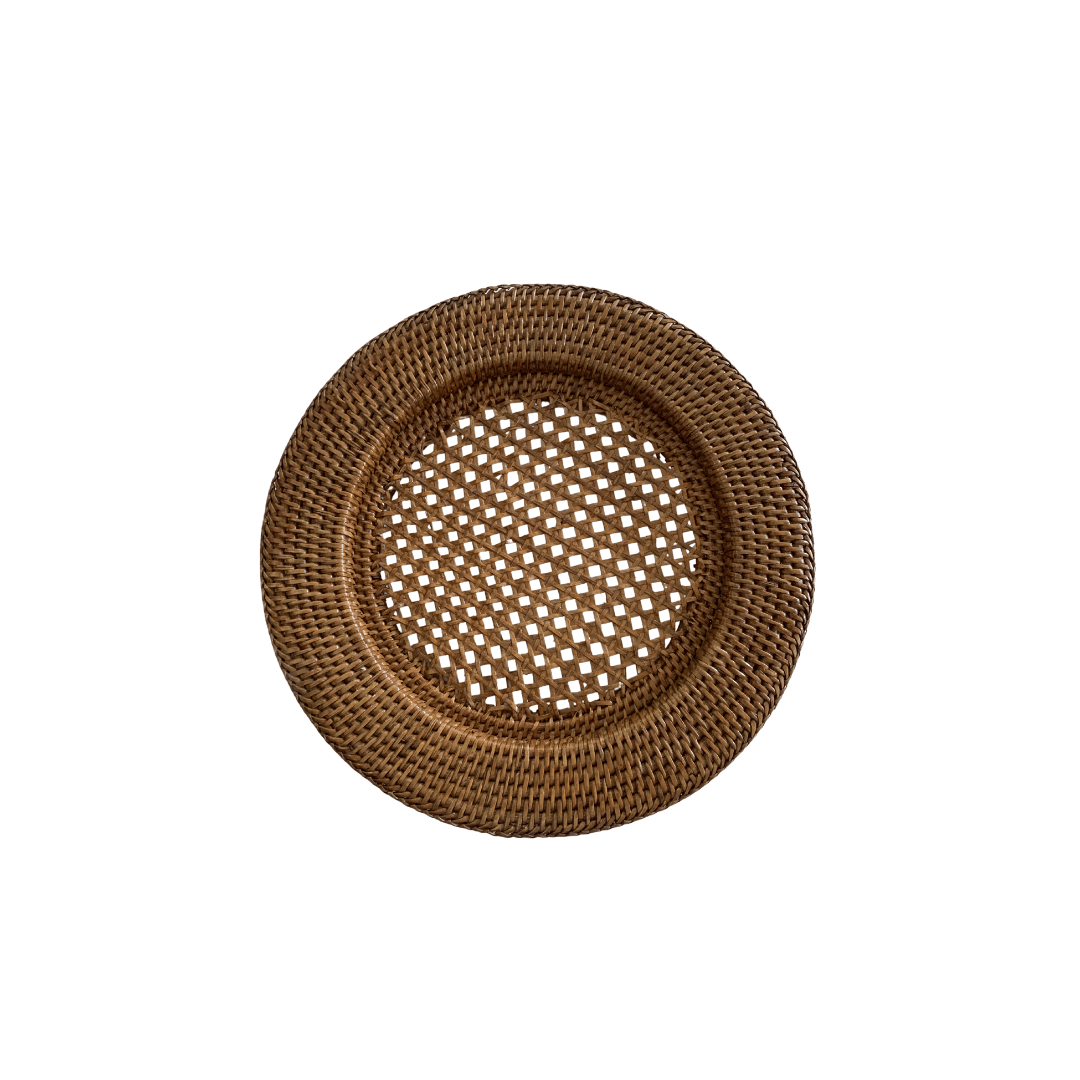 Rattan Charger Plate (set of 4)
