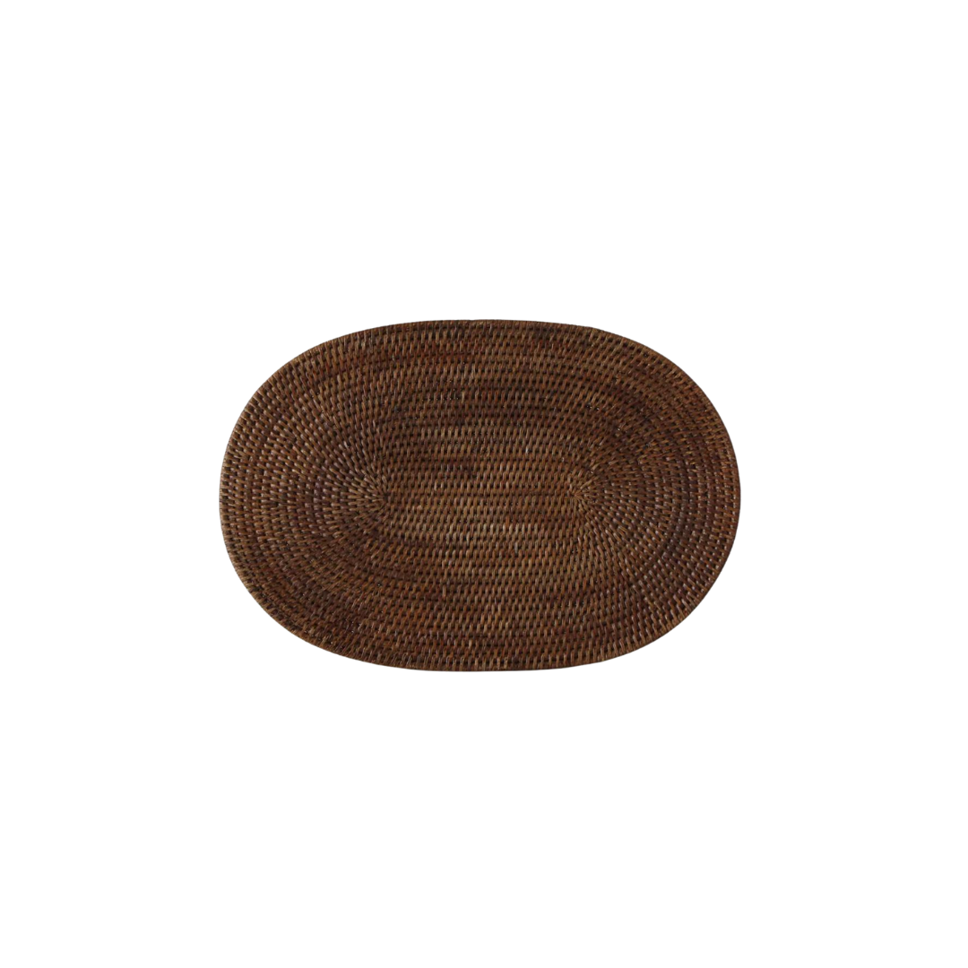 Rattan Oval Placemat (set of 4)