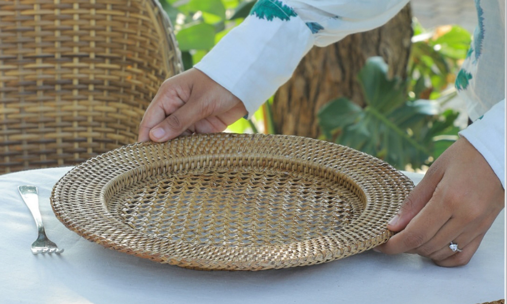 Rattan Charger Plate (set of 4)